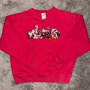 Warner Bros Studio Red Sweatshirt